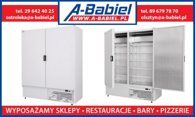 Szafa chłodnicza dwudrzwiowa zapleczowa Sch-Z 1600, 160cm